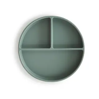 Produktfoto för Mushie Silikontallrik Cambridge Blue
