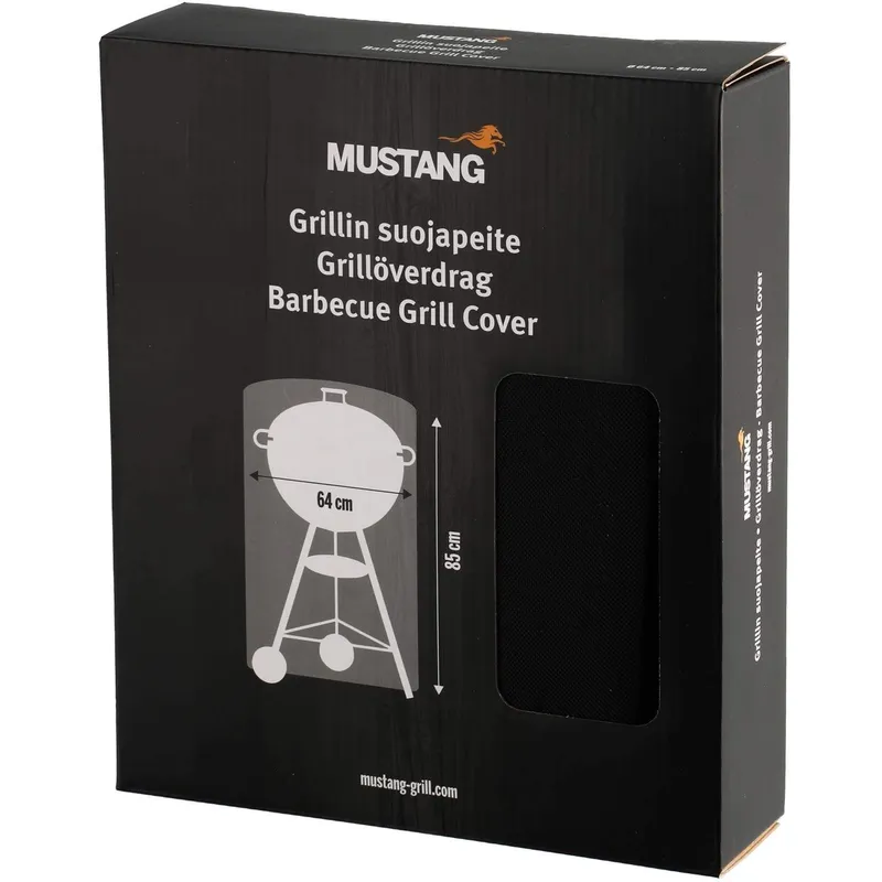 Bild 2 för Mustang Grillöverdrag kolgrill 64 cm, svart