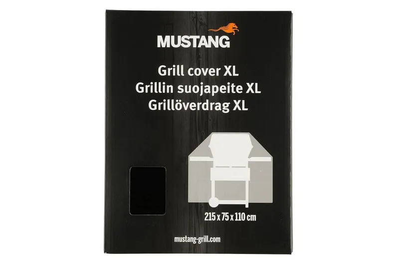 Bild 2 för Mustang Grillöverdrag XL 215 x 75 x 110 cm, svart