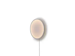 Produktfoto för Muuto - Calm Vägglampa Ø50 Touch Dim White/Grey Muuto