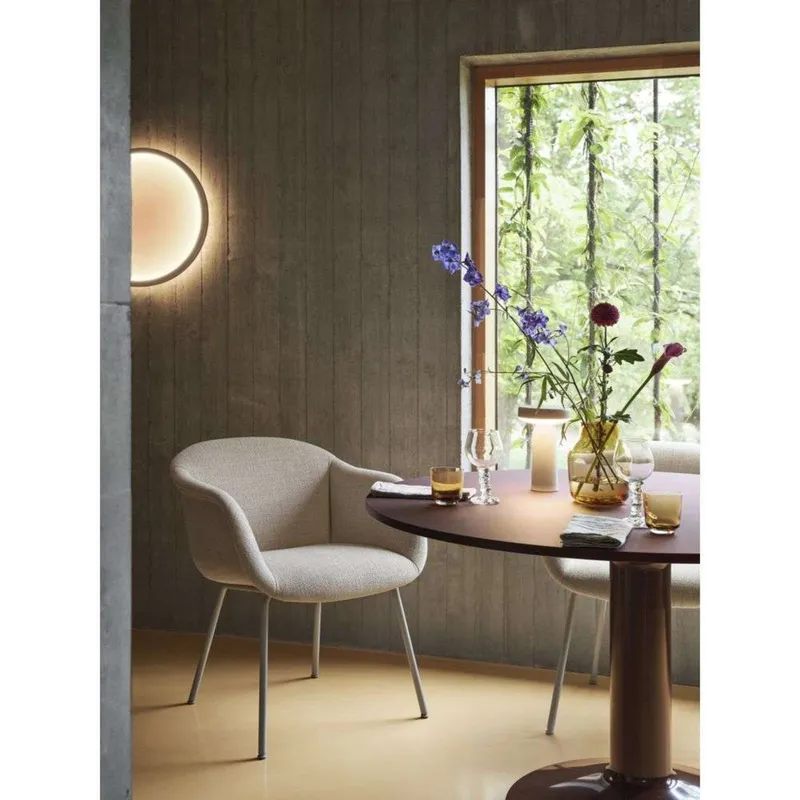 Bild 2 för Muuto - Calm Vägglampa Ø50 White/Black Muuto
