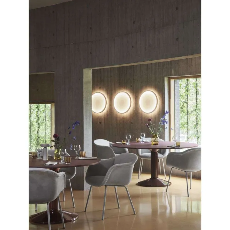 Bild 3 för Muuto - Calm Vägglampa Ø68 White/Grey Muuto
