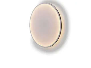 Produktfoto för Muuto - Calm Vägglampa Ø90 White/Black Muuto