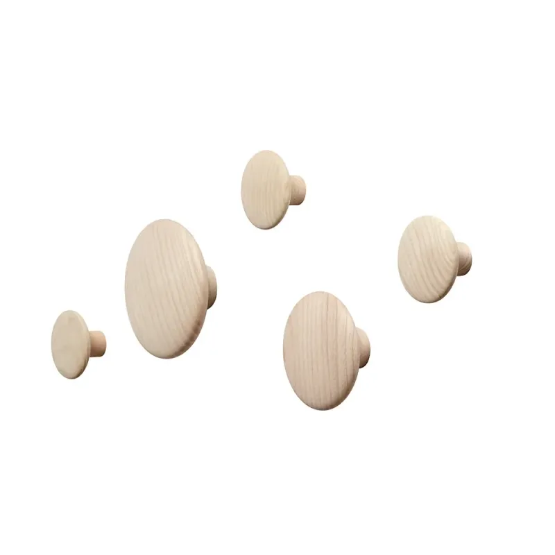 Alternativ bild 0 för Muuto - Dots Wood Set Of 5 Oak