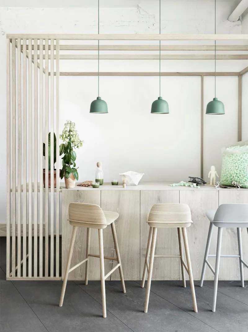 Bild 4 för Muuto - Grain Taklampa Dusty Green
