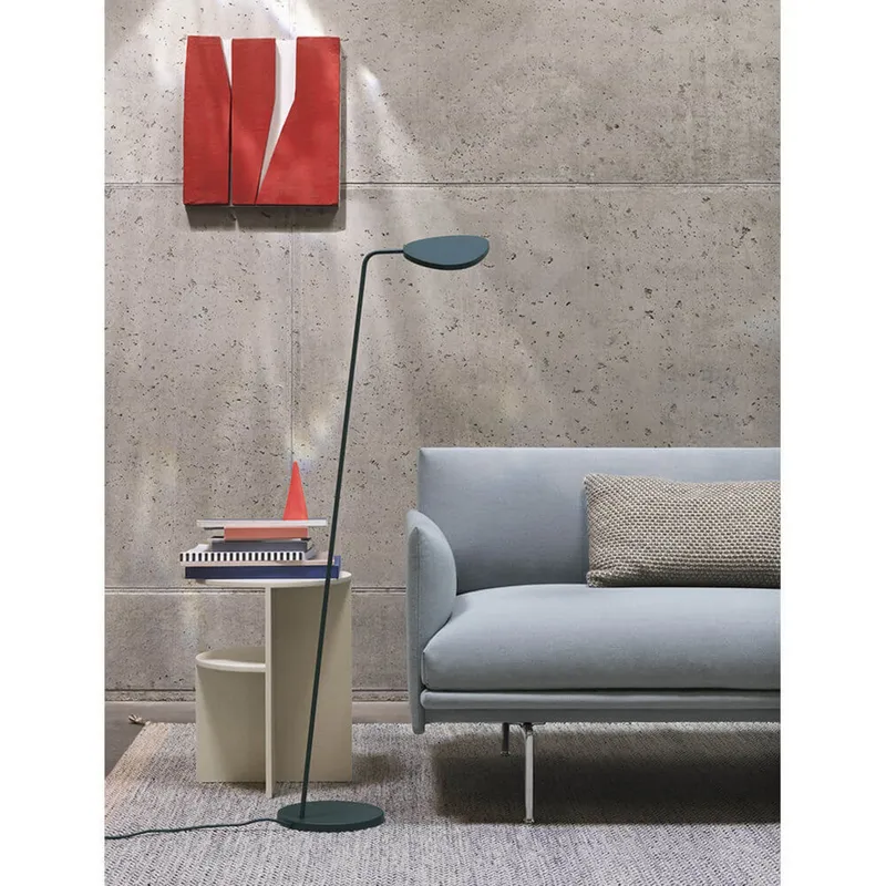 Bild 2 för Muuto - Leaf Golvlampa Dark Green