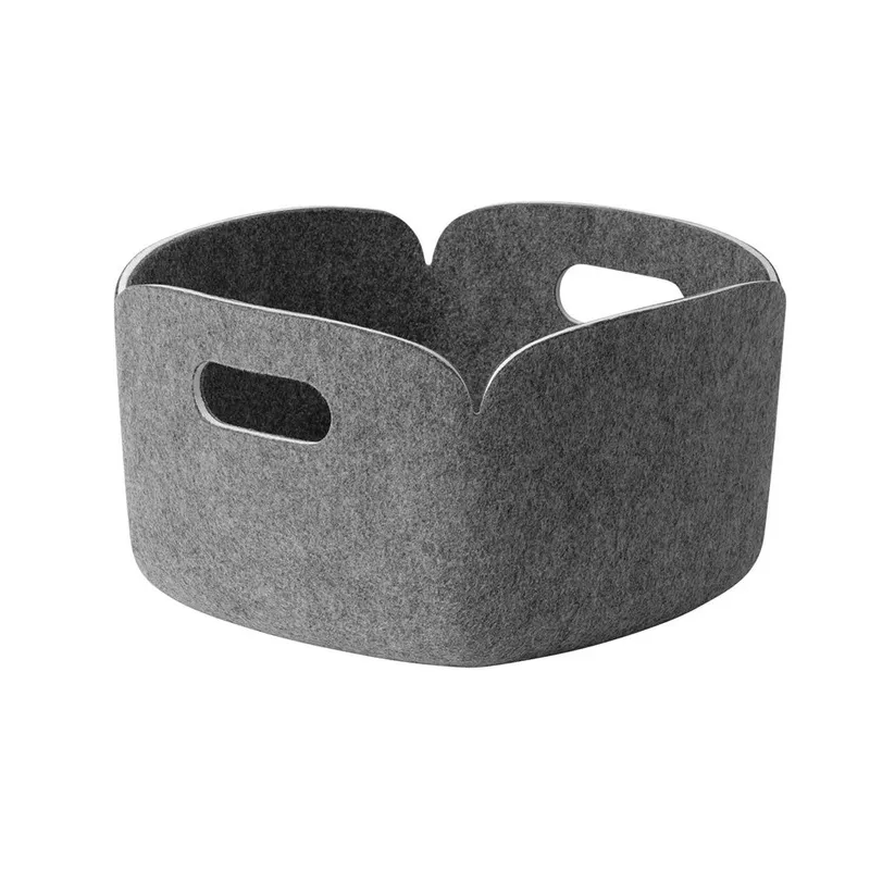 Alternativ bild 0 för Muuto Restore förvaringskorg 28x28 cm Grey mélange