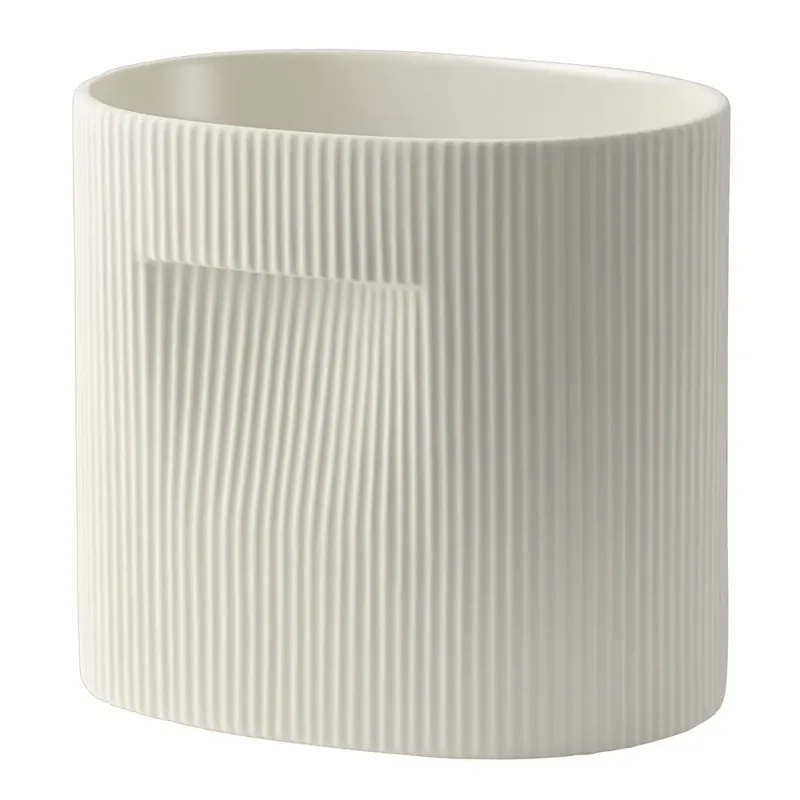 Alternativ bild 0 för Muuto - Ridge Planteringskärl H24 Off-White
