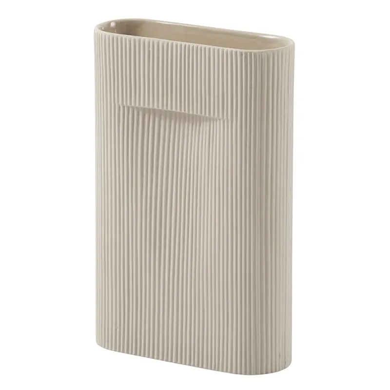 Alternativ bild 0 för Muuto - Ridge Vase H35 Beige
