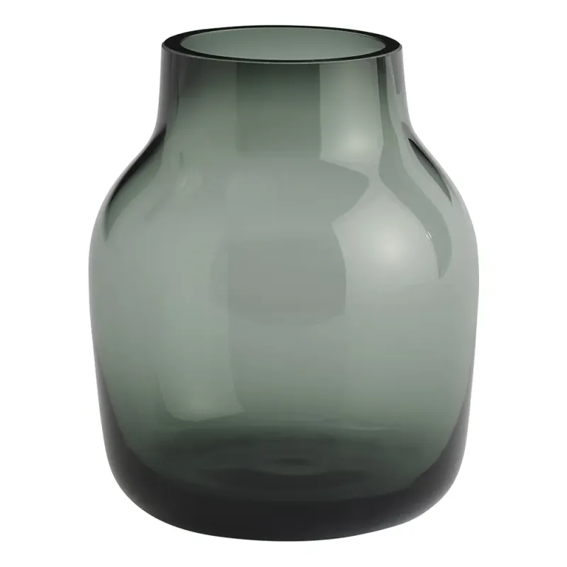Alternativ bild 0 för Muuto - Silent Vase Ø11 Dark Green Muuto