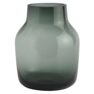 Produktfoto för Muuto - Silent Vase Ø15 Dark Green Muuto
