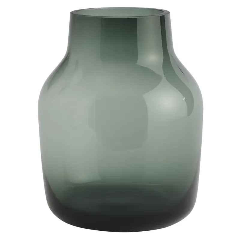 Alternativ bild 0 för Muuto - Silent Vase Ø15 Dark Green Muuto