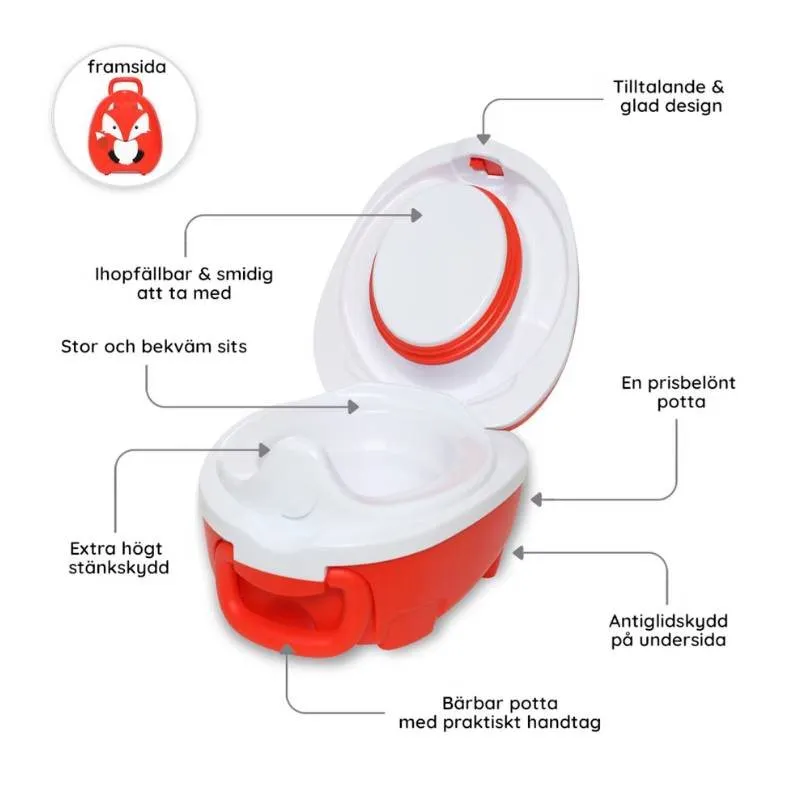 Bild 2 för My Carry Potty, räv