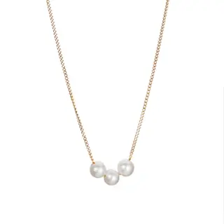 Produktfoto för My Little Pearl Halsband Guld 42-45 cm