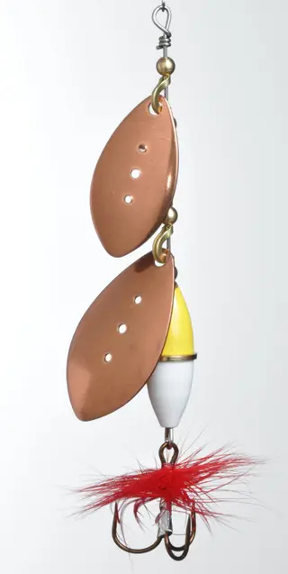 Produktfoto för Myran Wipp Dubbel 9 g spinnare Copper