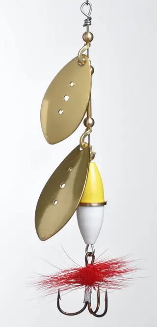 Produktfoto för Myran Wipp Dubbel 9 g spinnare Gold