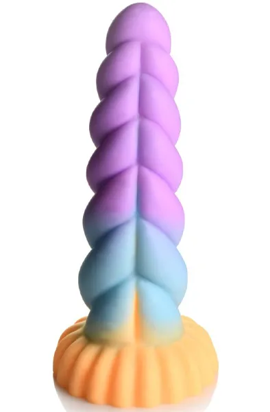 Bild 1 för Mystique Silicone Unicorn Dildo 21 cm