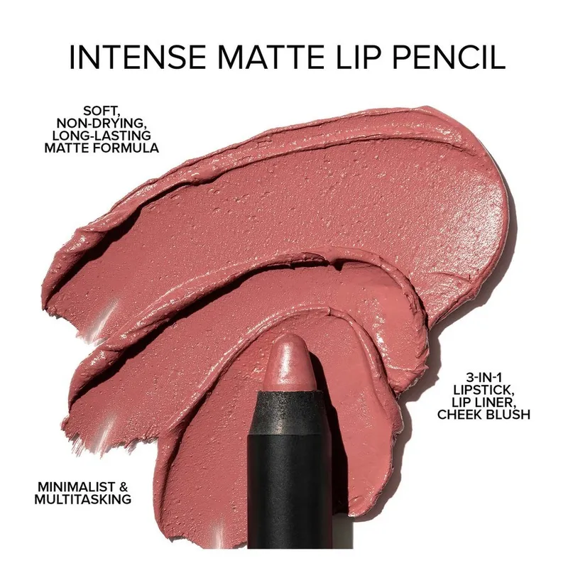Bild 6 för Nudestix Intense Matte Lip + Cheek Pencil Sunkissed Pink 2