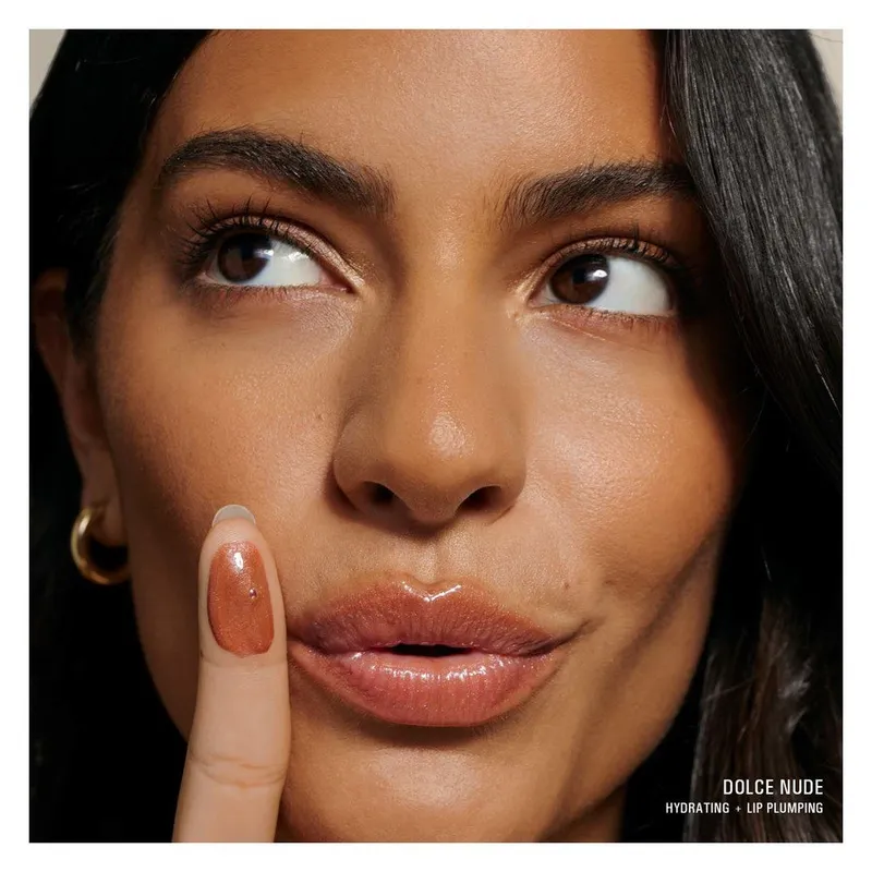Bild 10 för Nudestix Hydra-Peptide Lip Butter Dolce Nude Caramel 10 ml