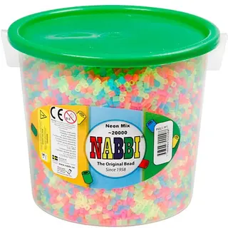Produktfoto för Nabbipärlor neon
