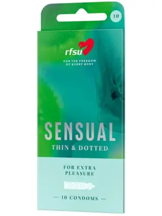 Produktfoto för Näkken - Knottrigt Tunn Kondom - 10 pack