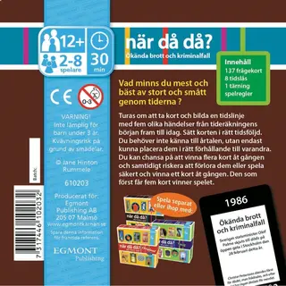 Produktfoto för När då då pocket - Ökända brott och kriminalfall