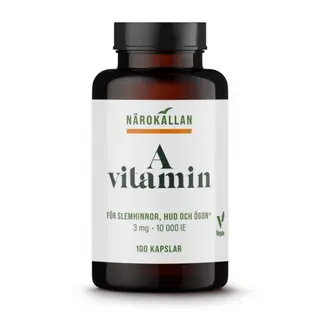 Produktfoto för Närokällan A-vitamin 100 kapslar