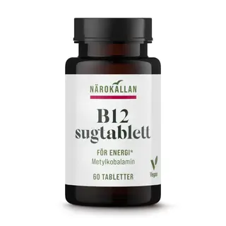 Produktfoto för Närokällan B12 sugtablett 60 tabletter