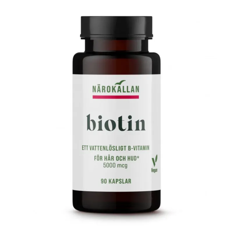 Bild 2 för Närokällan Biotin 5000 mcg 90 kapslar