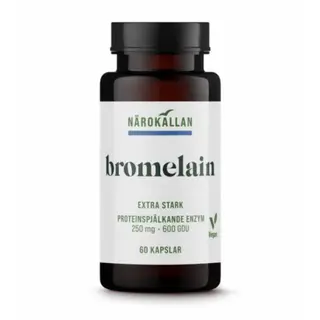 Produktfoto för Närokällan Bromelain 600 GDU 60 kapslar
