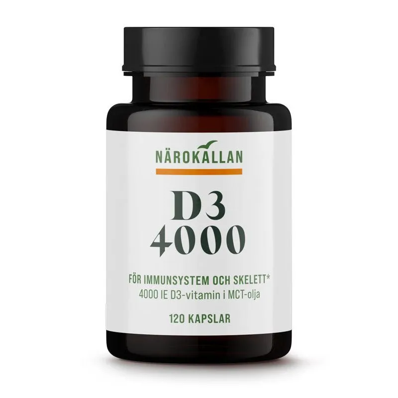 Bild 1 för Närokällan D3 4000 IE 120 kapslar