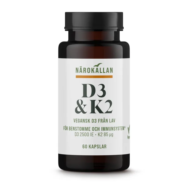 Bild 1 för Närokällan D3 & K2 60 kapslar