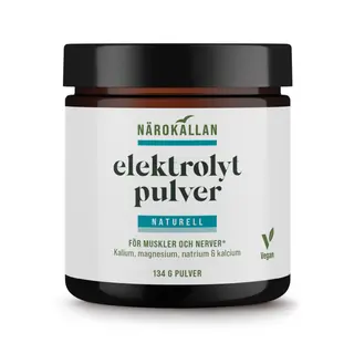 Produktfoto för Närokällan Elektrolytpulver Naturell 134 g