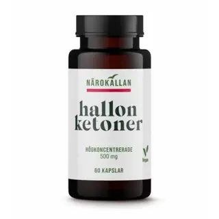 Produktfoto för Närokällan Hallonketoner 60 kapslar