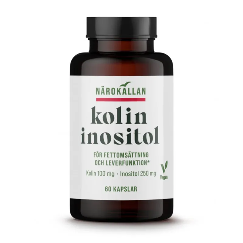 Bild 2 för Närokällan Kolin Inositol 60 kapslar