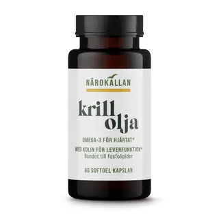 Produktfoto för Närokällan Krillolja 60 kapslar