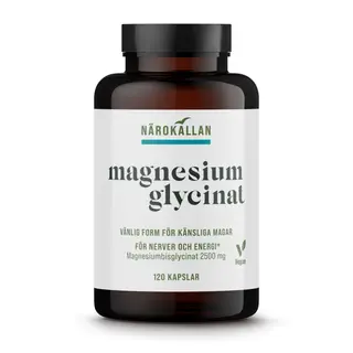 Produktfoto för Närokällan Magnesiumglycinat 120 kapslar