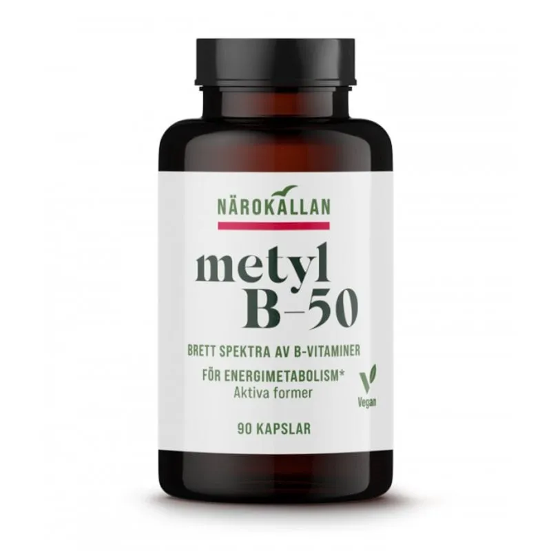 Bild 1 för Närokällan Metyl B-50 90 kapslar