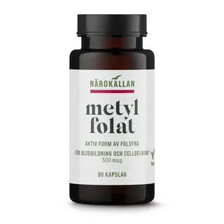 Produktfoto för Närokällan Metylfolat 90 kapslar