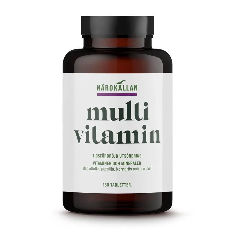 Bild 1 för Närokällan Multivitamin Tidsfördröjd 180 tabletter