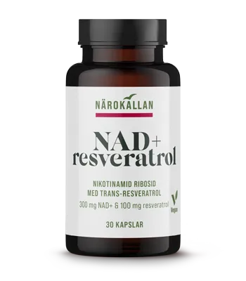 Alternativ bild 0 för Närokällan NAD+ Resveratrol 30 kapslar