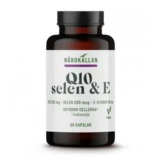 Produktfoto för Närokällan Q10, Selen & E 60 kapslar