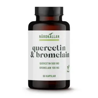 Produktfoto för Närokällan Quercetin & Bromelain 60 kapslar