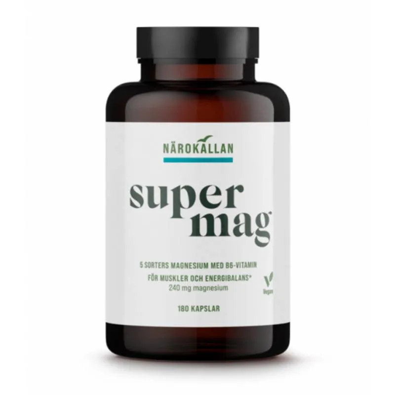 Bild 1 för Närokällan Super Mag 180 kapslar