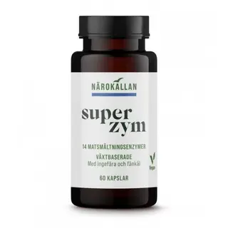 Produktfoto för Närokällan Superzym 60 kapslar