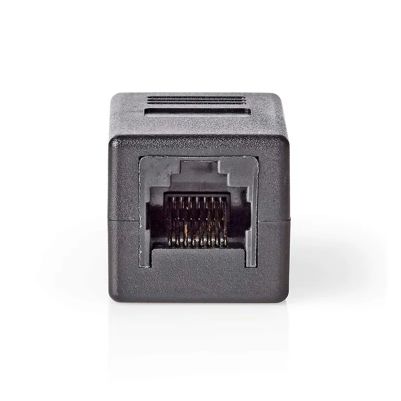 Bild 2 för Nätverkskoppling | CAT6 | Oskyddad | RJ45 Hona | RJ45 Hona | Rak | ABS | Låda