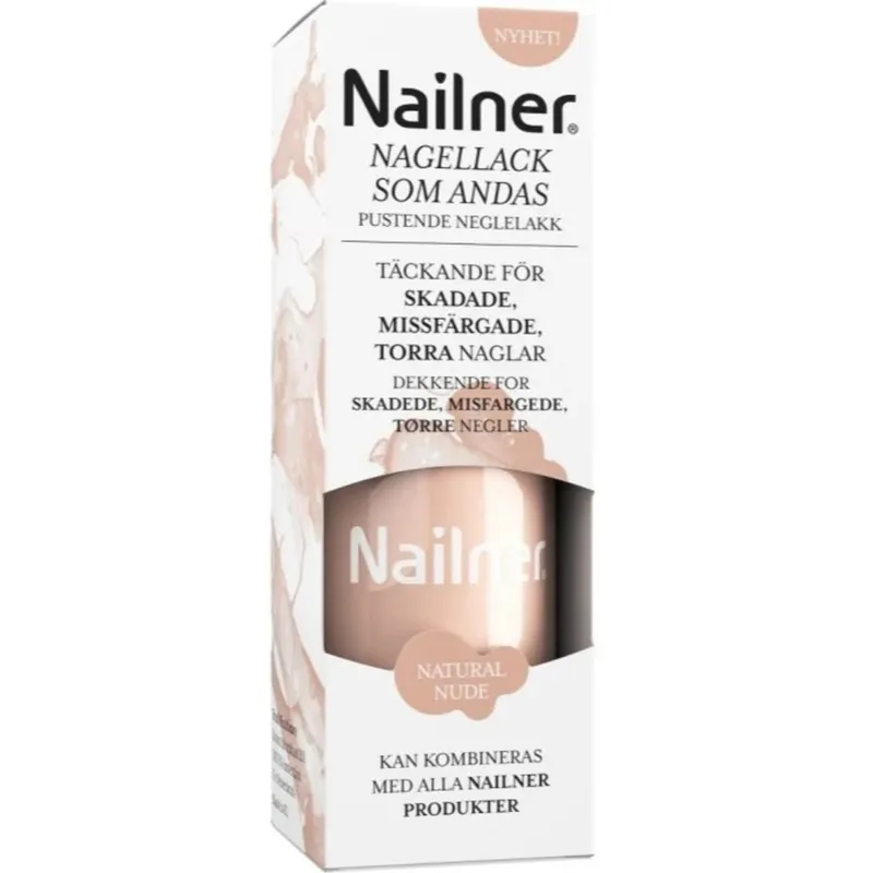Bild 2 för Nailner Breathable Nail Polish Nude 8 ml