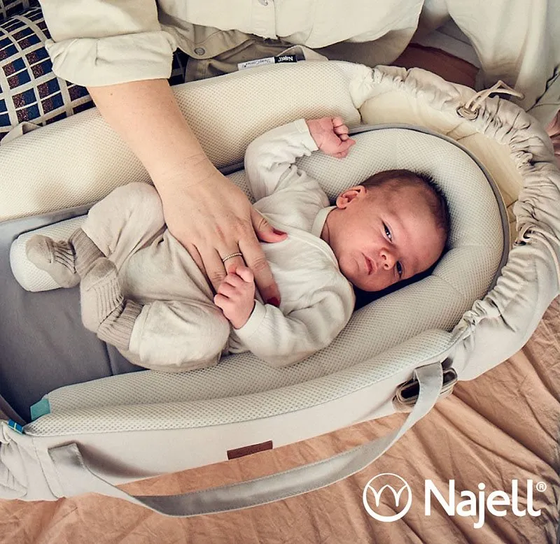 Bild 2 för Najell babynest SleepCarrier förminskare, ivory white