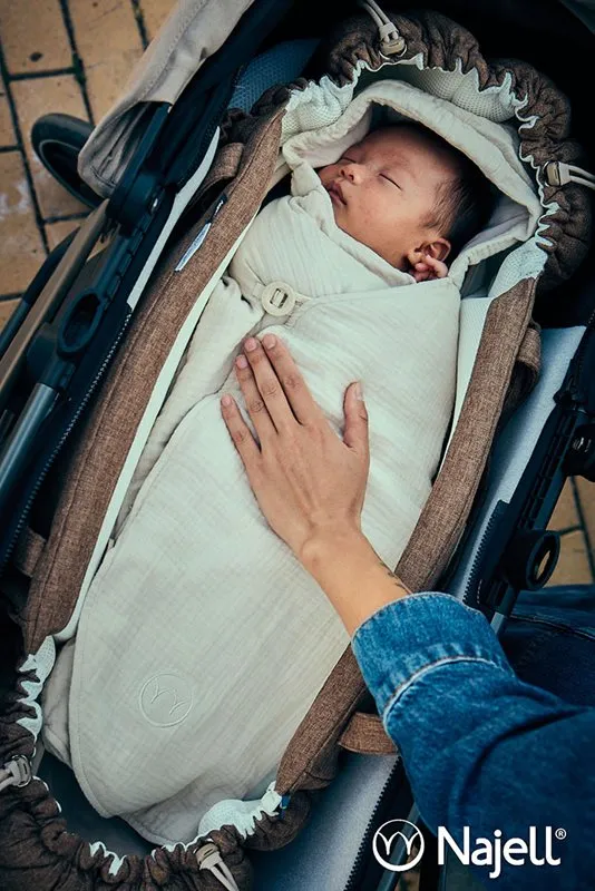 Bild 2 för Najell babyoverall, ivory white