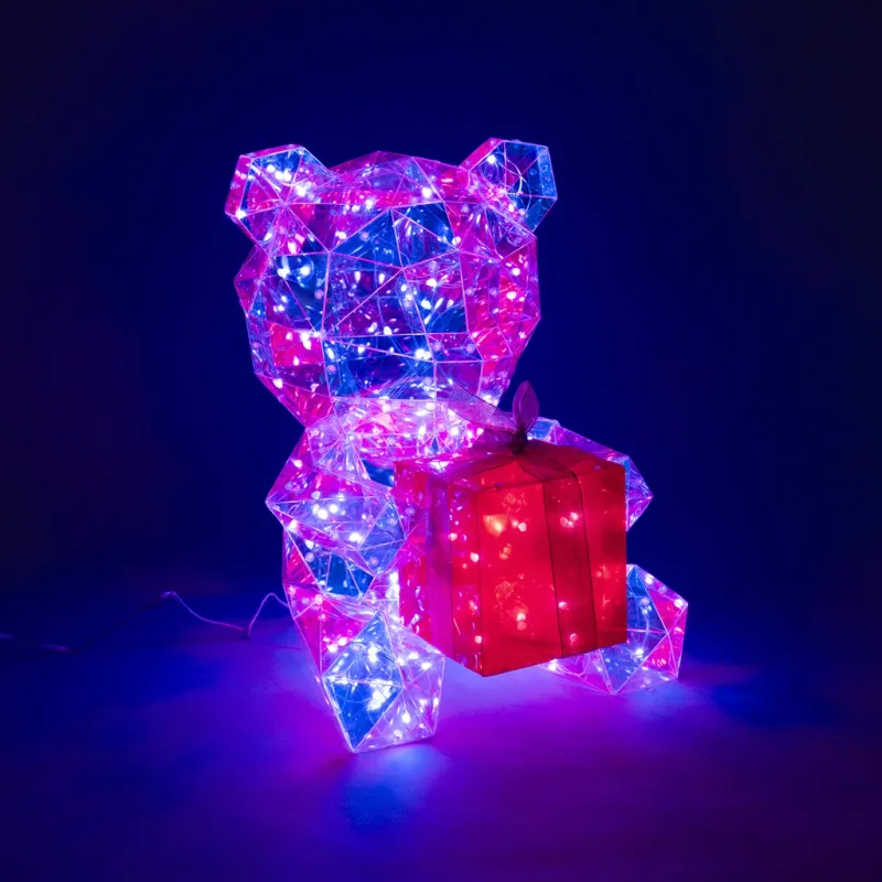 Alternativ bild 0 för Nallebjörn, Diamanteffekt, RGB